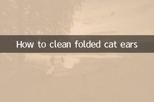 Come pulire le orecchie piegate del gatto