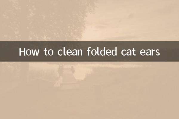 Come pulire le orecchie piegate del gatto