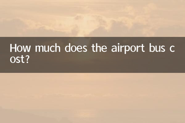 ¿Cuánto cuesta el autobús del aeropuerto?