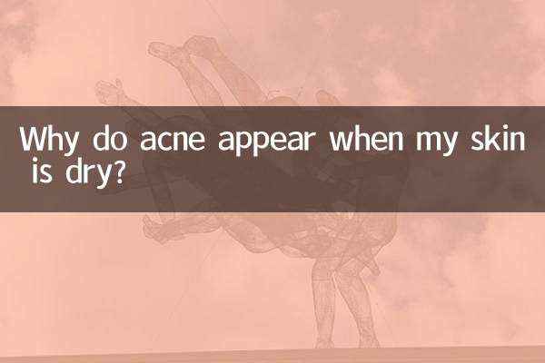 肌が乾燥するとなぜニキビができてしまうのでしょうか？