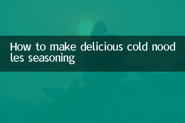 Come preparare un delizioso condimento per le tagliatelle fredde