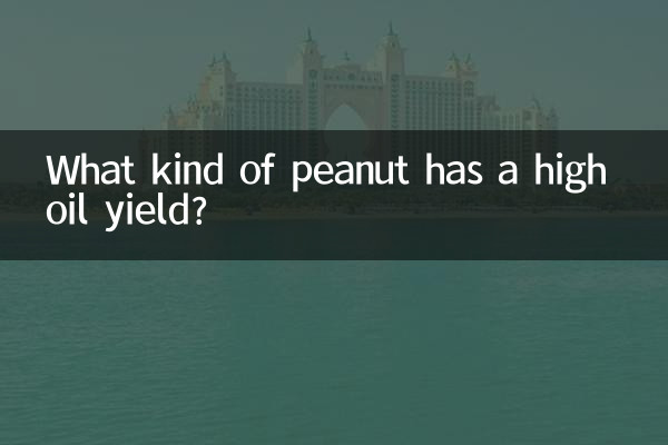 Welche Erdnusssorte hat eine hohe Ölausbeute?