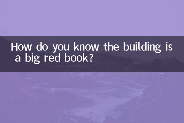 Come fai a sapere che l'edificio è un grande libro rosso?