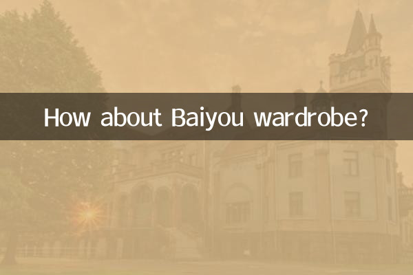 ¿Qué tal el guardarropa de Baiyou?