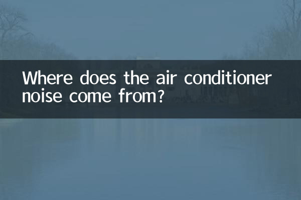 एयर कंडीशनर का शोर कहाँ से आता है?