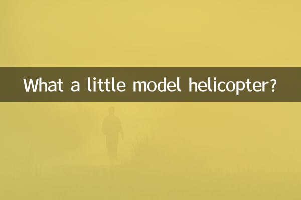 Che piccolo modello di elicottero?