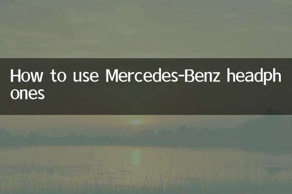 How to use Mercedes-Benz headphones