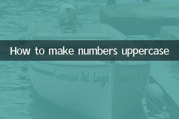 نمبروں کو کس طرح بڑے بنائیں