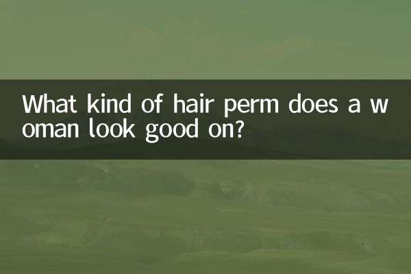 Mit welcher Dauerwelle sieht eine Frau gut aus?