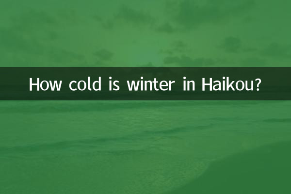 ما مدى برودة الشتاء في هايكو ؟