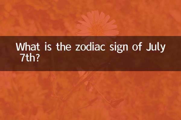 Какой знак зодиака 7 июля?