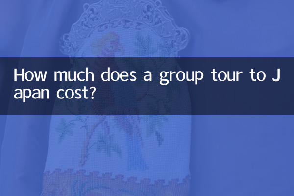 How much does a group tour to Japan cost?