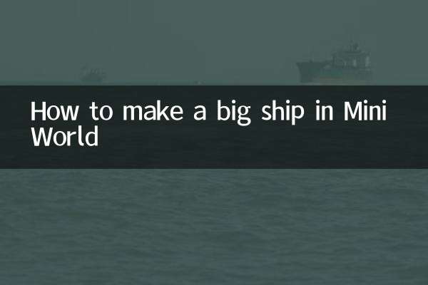 چگونه در Mini World یک کشتی بزرگ بسازیم