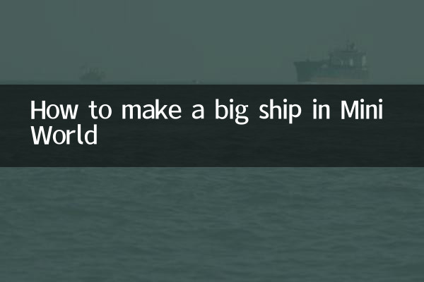 How to make a big ship in Mini World
