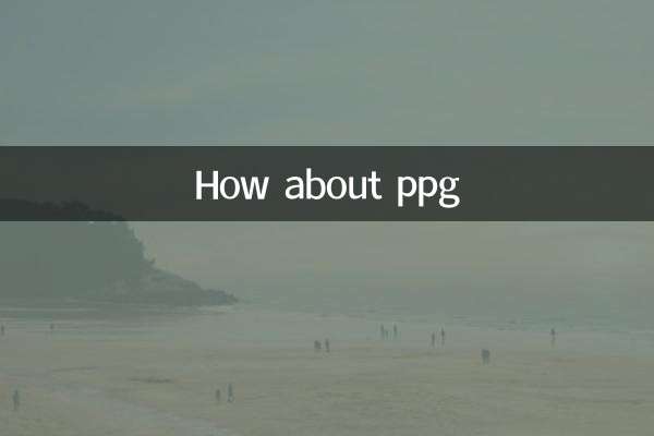 पीपीजी के बारे में क्या ख्याल है?