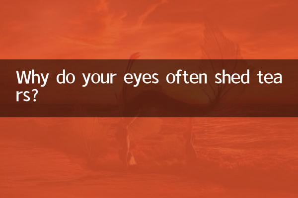 Pourquoi mes yeux versent-ils souvent des larmes ?