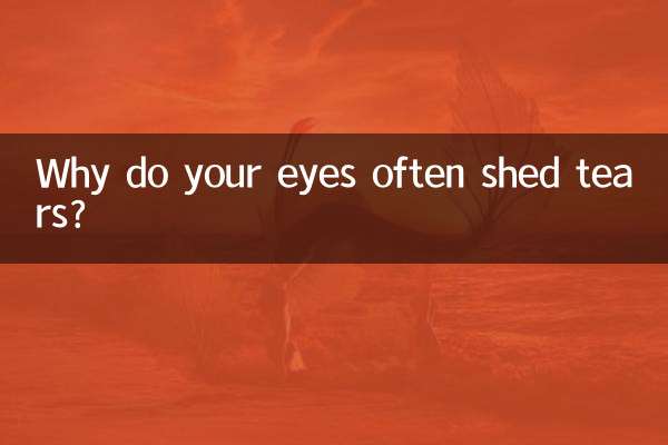 Pourquoi mes yeux versent-ils souvent des larmes ?