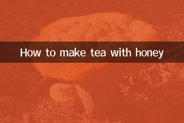 Come preparare il tè con il miele