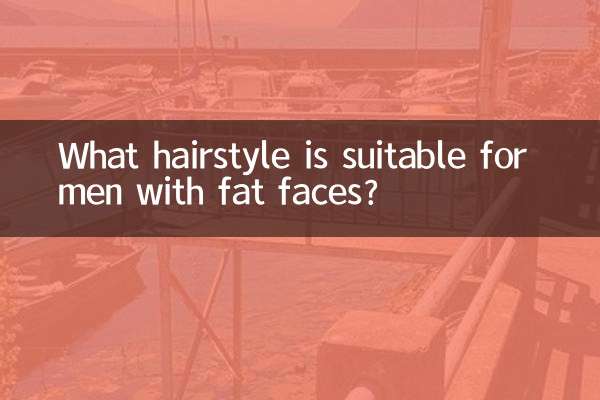 顔が太い男性に似合う髪型は？