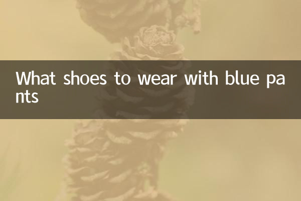 파란색 바지에는 어떤 신발을 신을까요?