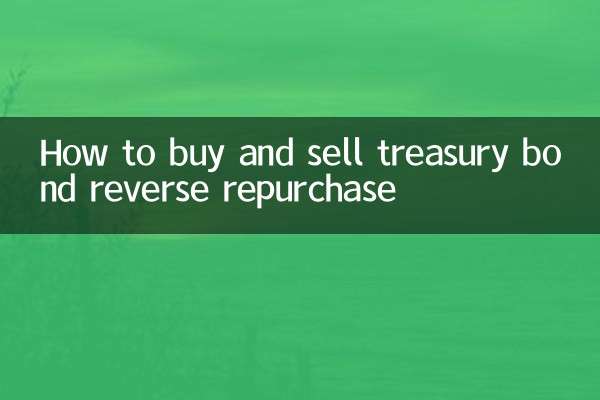 國債逆回購怎麼買賣