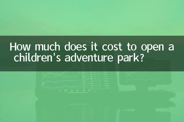 বাচ্চাদের অ্যাডভেঞ্চার পার্ক খুলতে কত খরচ হয়?