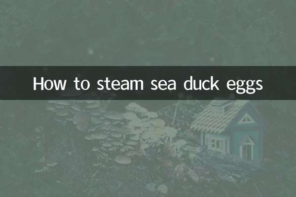 So dämpfen Sie Seeenteneier