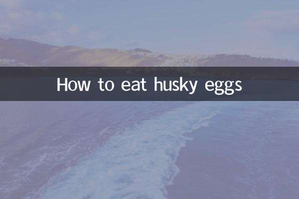 كيف تأكل بيض الهاسكي