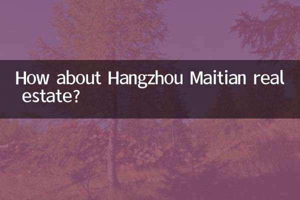 Wie wäre es mit Immobilien in Hangzhou Maitian?