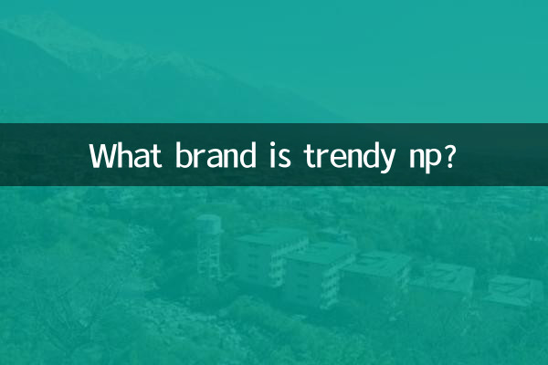 트렌디한 np는 어떤 브랜드인가요?