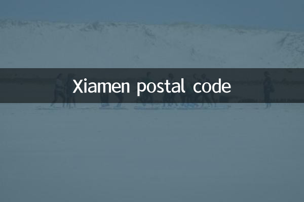Code postal de Xiamen