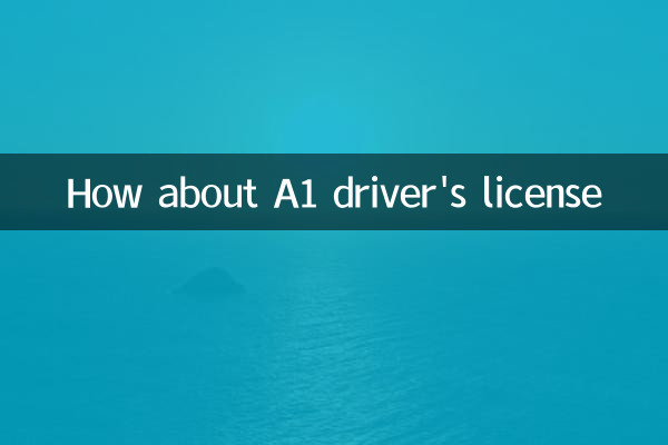 ¿Qué tal la licencia de conducir A1?