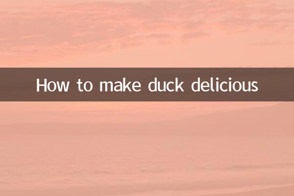 Como fazer pato delicioso