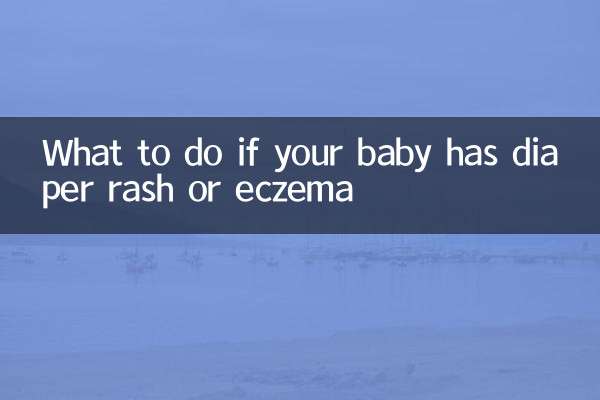 Qué hacer si tu bebé tiene dermatitis del pañal o eczema