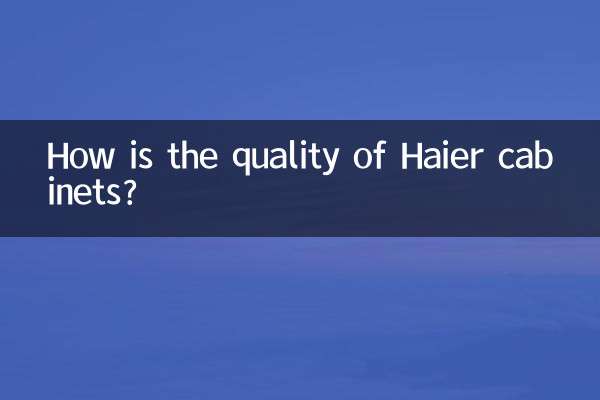 ¿Cómo es la calidad de los gabinetes Haier?