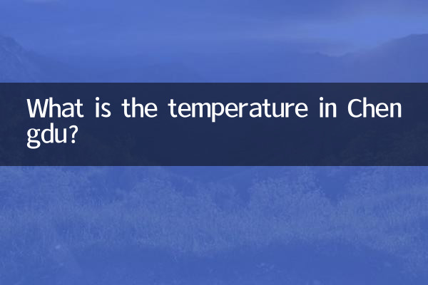 ¿Cuál es la temperatura en Chengdú?