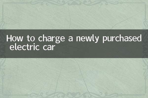 Comment recharger une voiture électrique nouvellement achetée