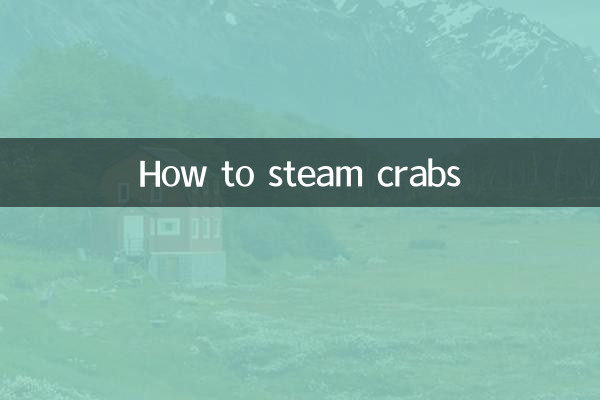How to steam crabs