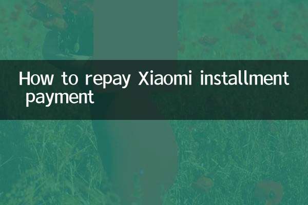 How to repay Xiaomi installment payment