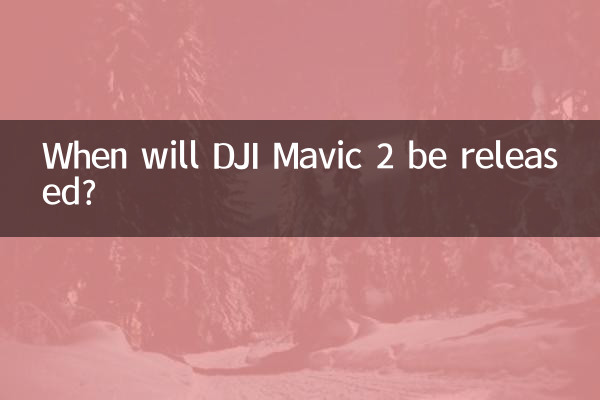 डीजेआई मविक 2 कब रिलीज़ होगी?