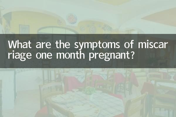 एक महीने की गर्भवती में गर्भपात के लक्षण क्या हैं?