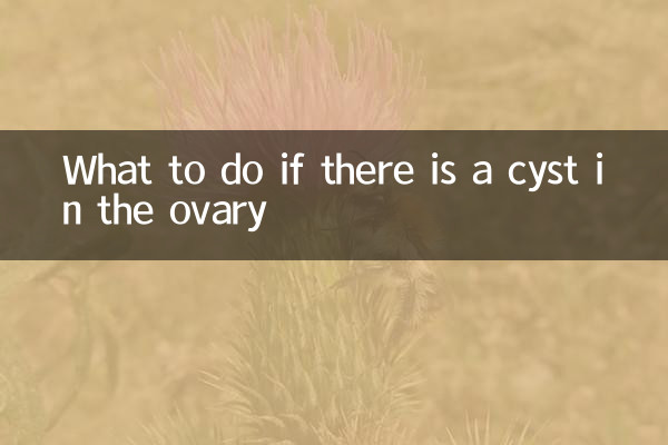 Qué hacer si hay un quiste en el ovario.