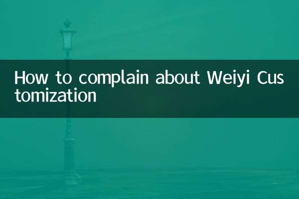 Weiyi のカスタマイズについて苦情を申し立てる方法