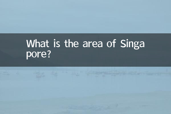 What is the area of Singapore?