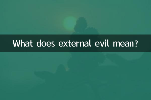 外邪是什麼意思