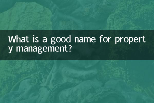 자산관리에 좋은 이름은 무엇입니까?