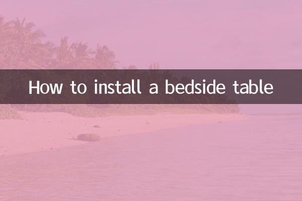 Como instalar uma mesa de cabeceira