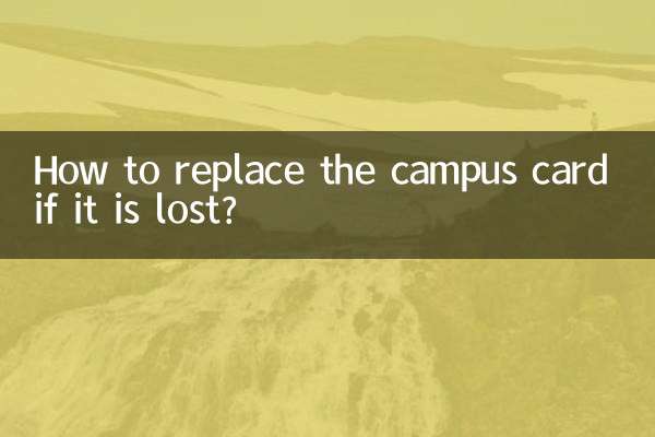 Come sostituire la campus card in caso di smarrimento?