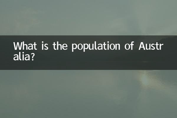 ما هو عدد سكان أستراليا؟