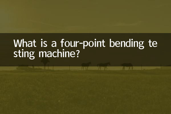 Cos'è una macchina per prove di flessione a quattro punti?